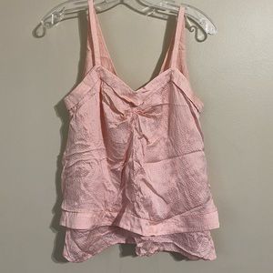 Mischen 100% silk constructed layer top size 2